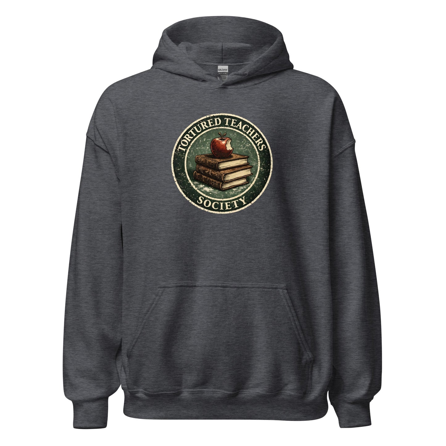 Tortured Teachers Society Sweatshirt Classroom Humor Graphic Hoodie - Inken Image