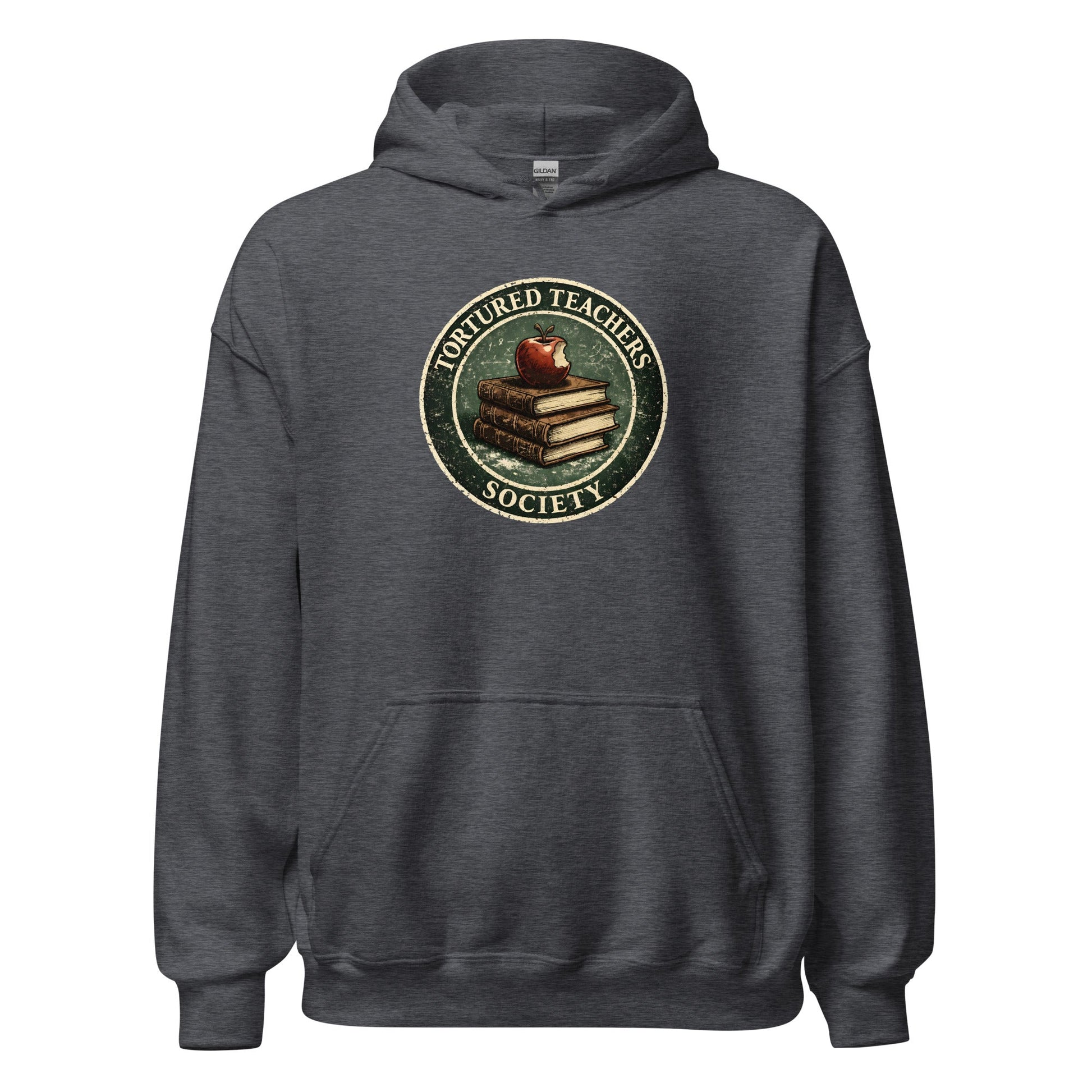 Tortured Teachers Society Sweatshirt Classroom Humor Graphic Hoodie - Inken Image