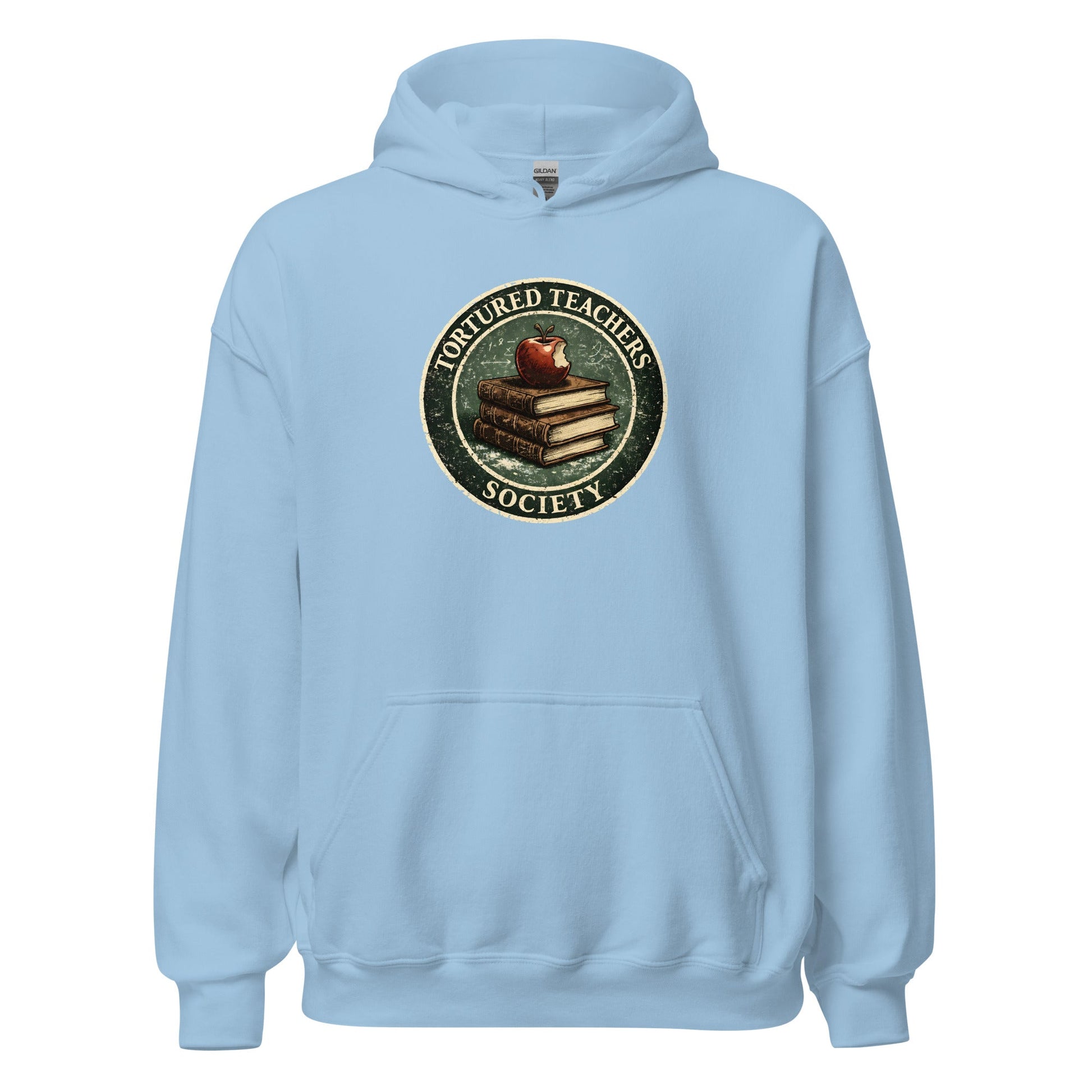 Tortured Teachers Society Sweatshirt Classroom Humor Graphic Hoodie - Inken Image