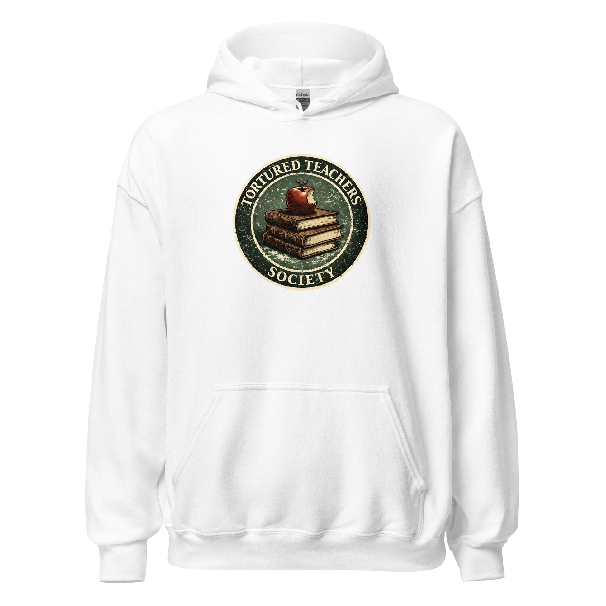 Tortured Teachers Society Sweatshirt Classroom Humor Graphic Hoodie - Inken Image