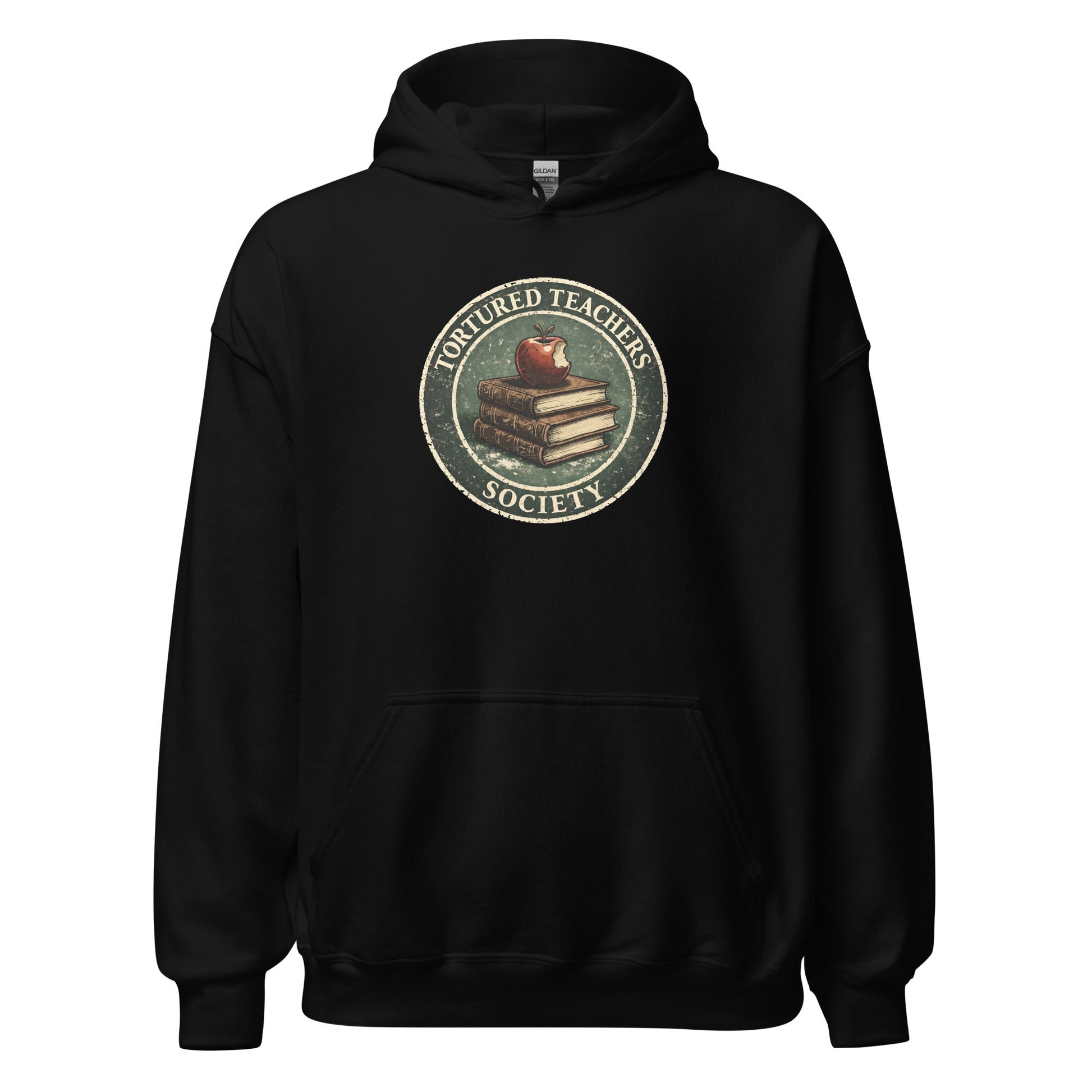 Tortured Teachers Society Sweatshirt Classroom Humor Graphic Hoodie - Inken Image