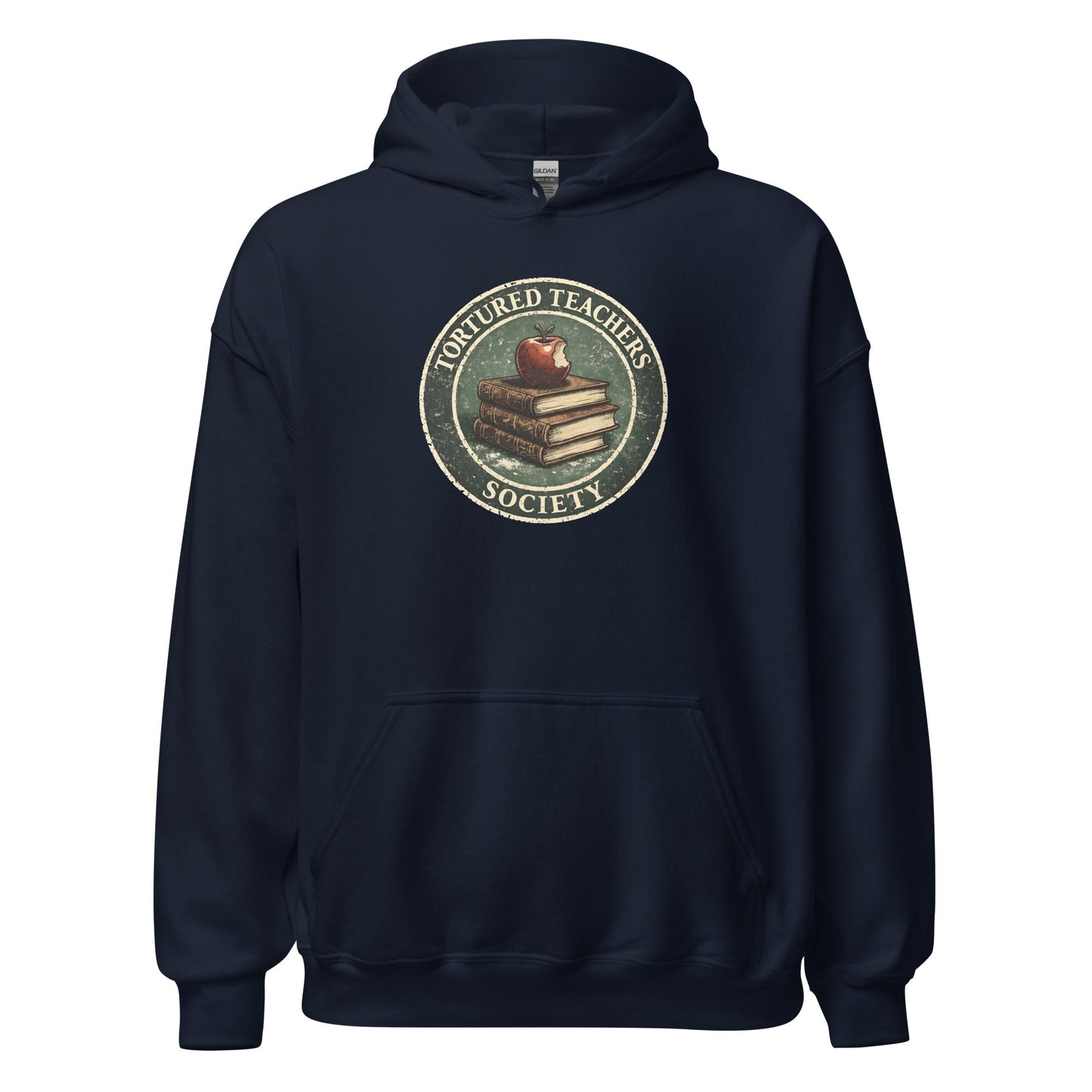 Tortured Teachers Society Sweatshirt Classroom Humor Graphic Hoodie - Inken Image