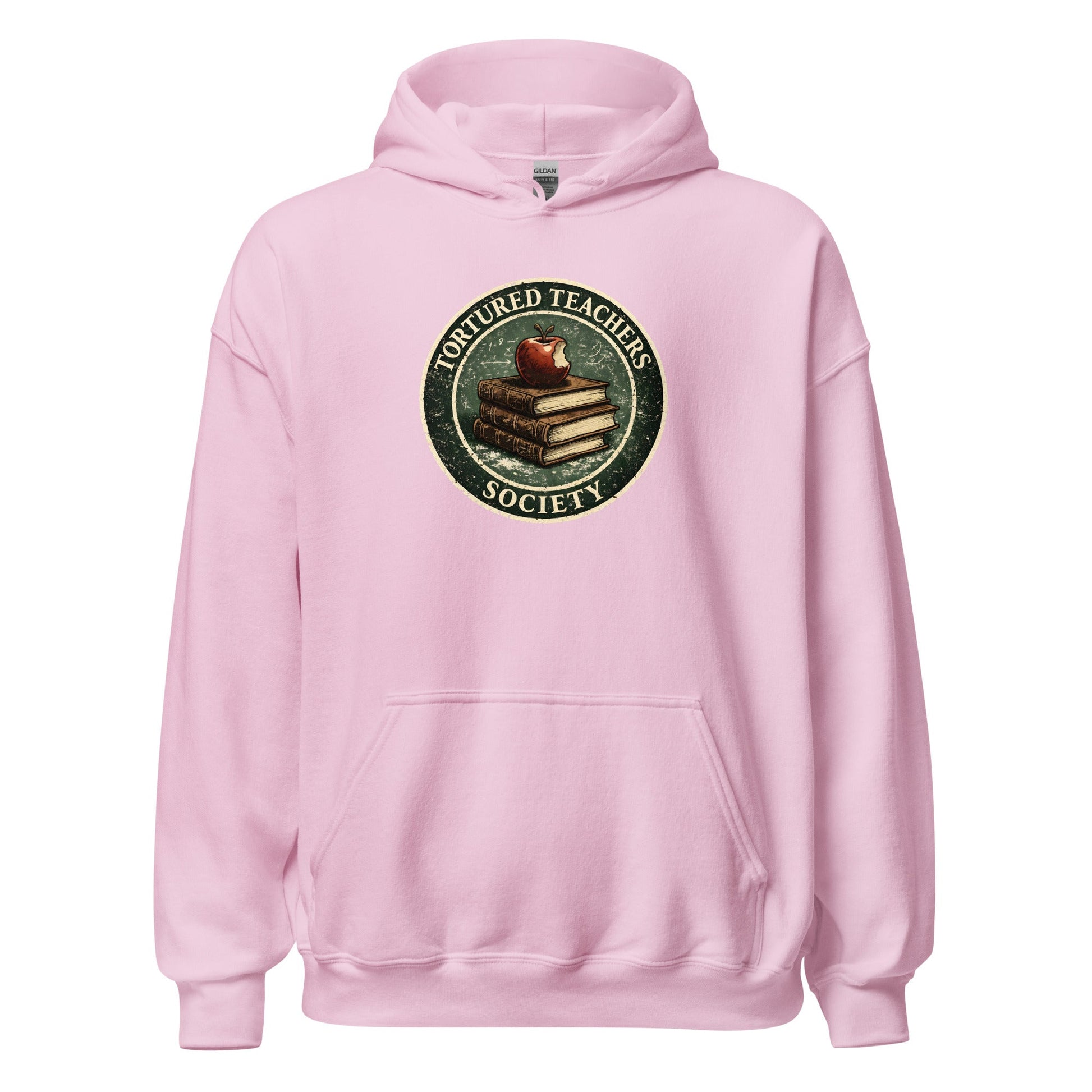 Tortured Teachers Society Sweatshirt Classroom Humor Graphic Hoodie - Inken Image