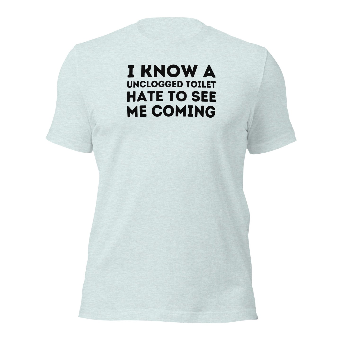 Unclogged Funny Plumber Parody Shirt Vintage Pipe Wrench Graphic Humor T-shirt - Inken Image