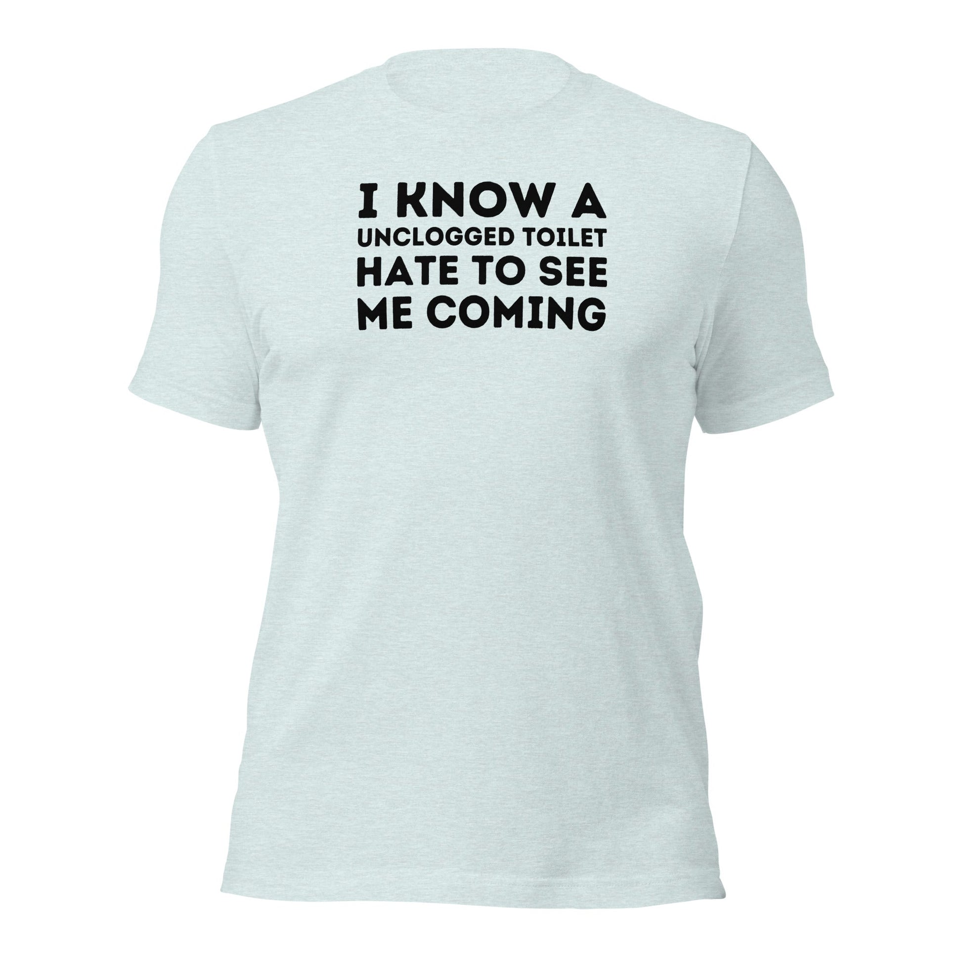 Unclogged Funny Plumber Parody Shirt Vintage Pipe Wrench Graphic Humor T-shirt - Inken Image