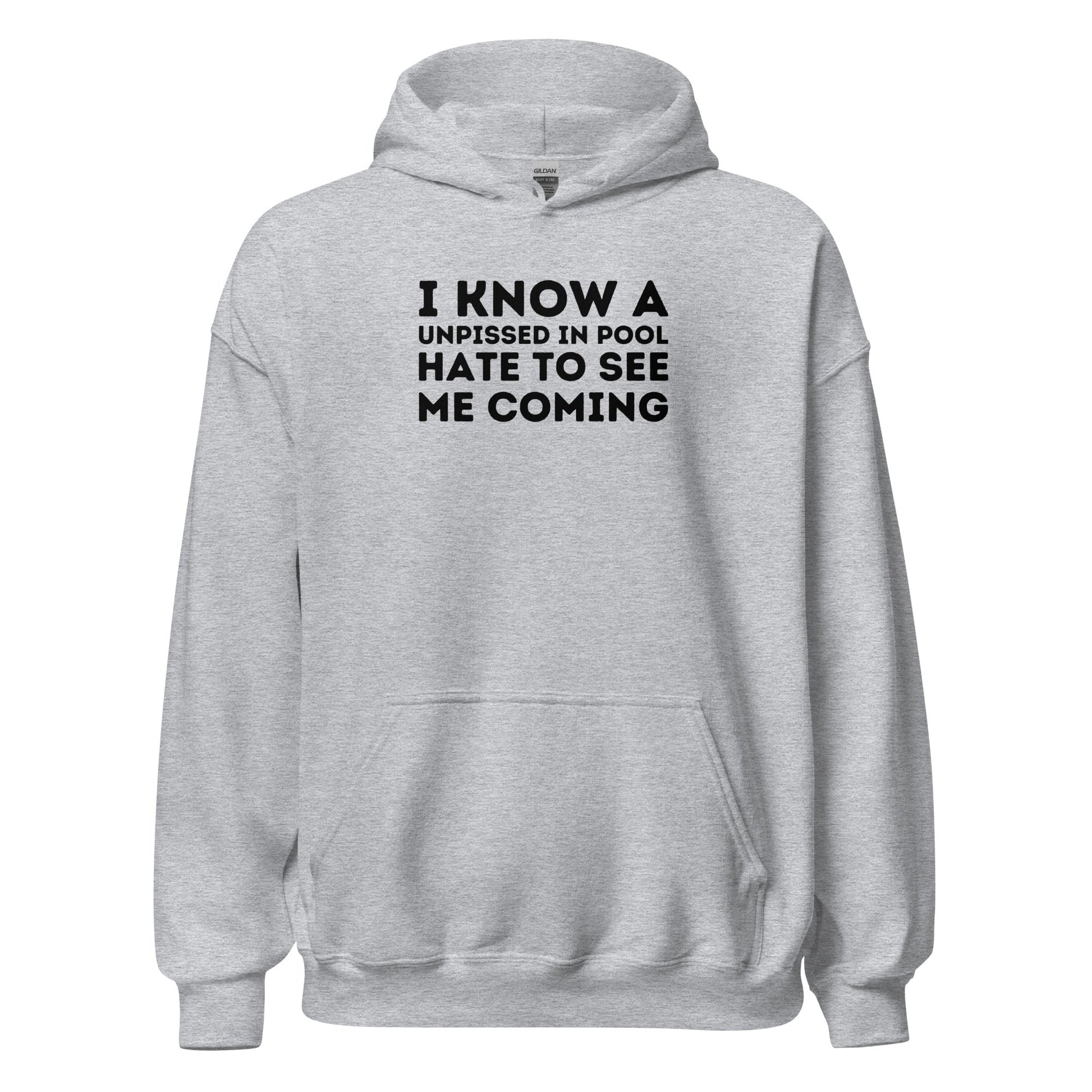 Unpissed Funny Parody Graphic Humor Hoodie - Inken Image