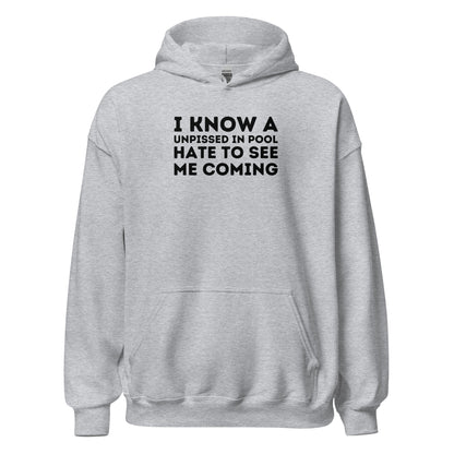 Unpissed Funny Parody Graphic Humor Hoodie - Inken Image