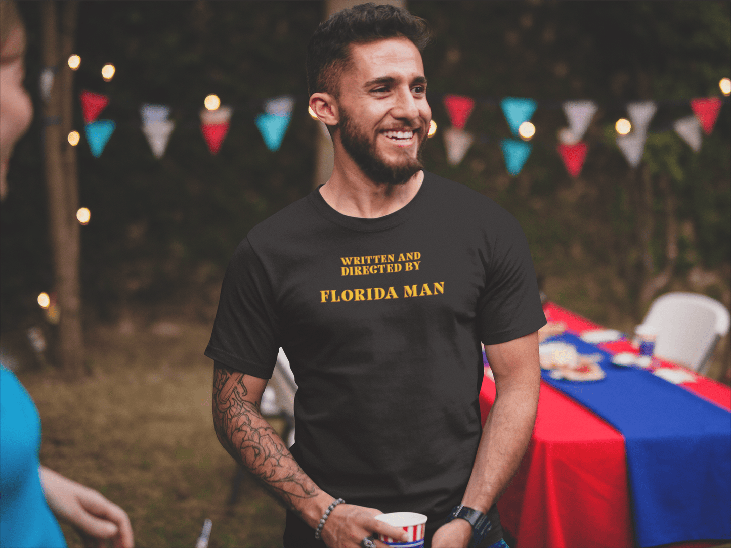 Written and Directed by Florida Man T-Shirt - Inken Image