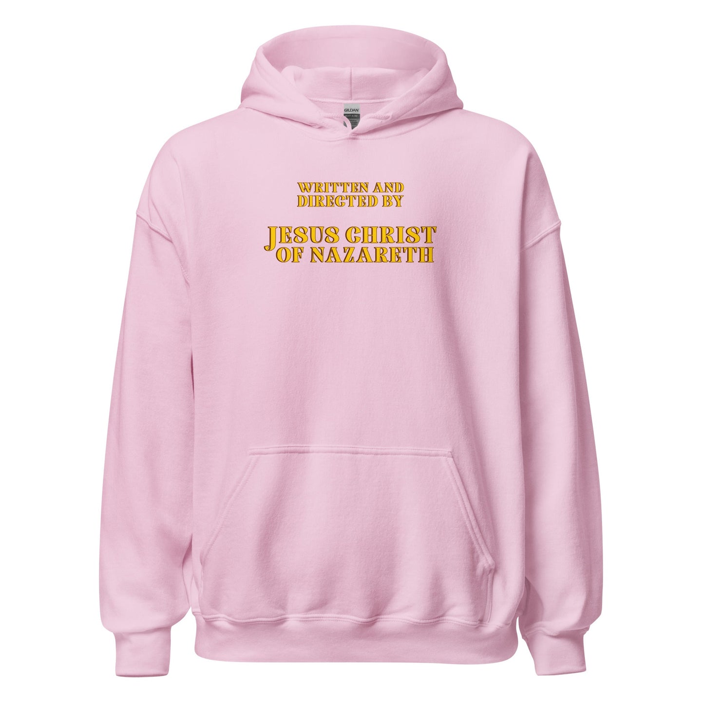 Written and Directed by Jesus Christ Of Nazareth Hoodie - Inken Image