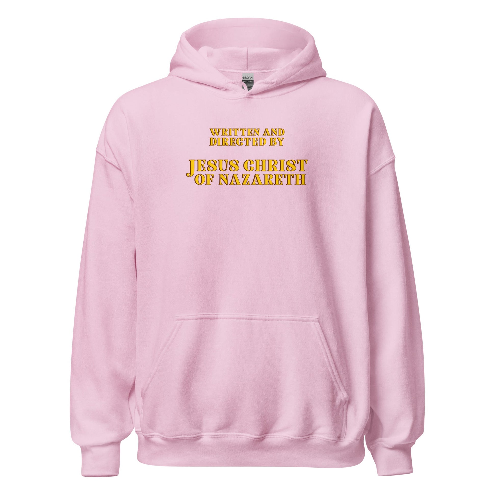 Written and Directed by Jesus Christ Of Nazareth Hoodie - Inken Image