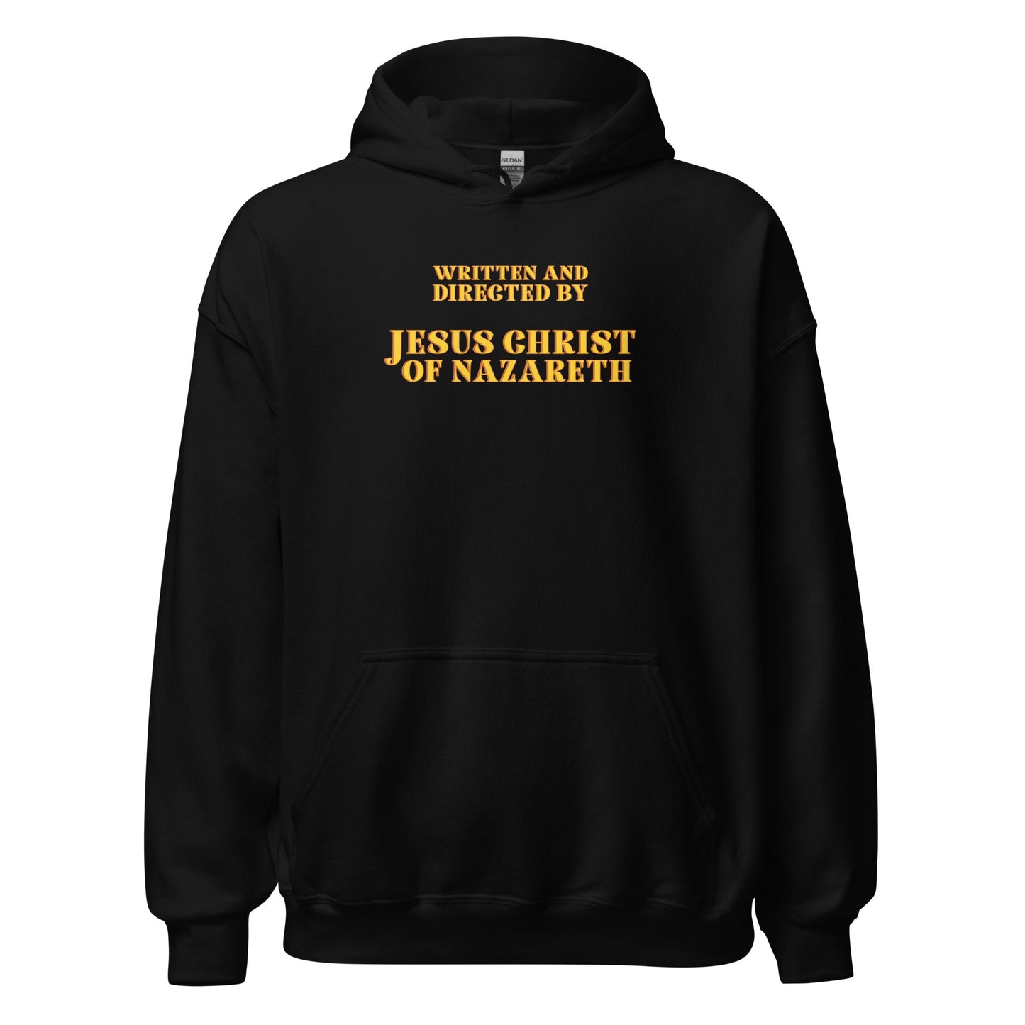 Written and Directed by Jesus Christ Of Nazareth Hoodie - Inken Image