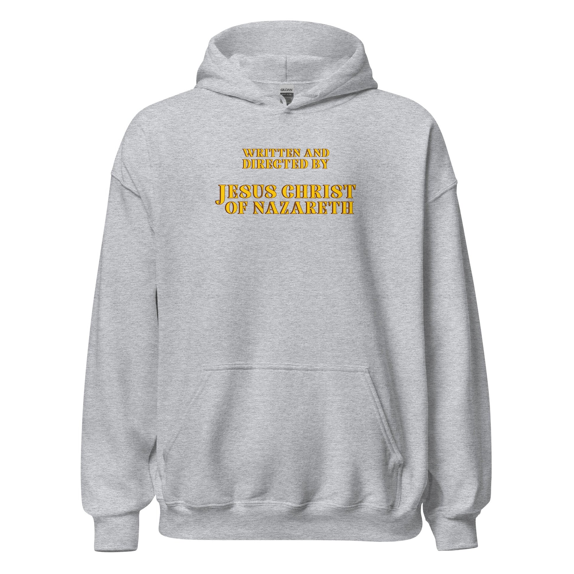 Written and Directed by Jesus Christ Of Nazareth Hoodie - Inken Image