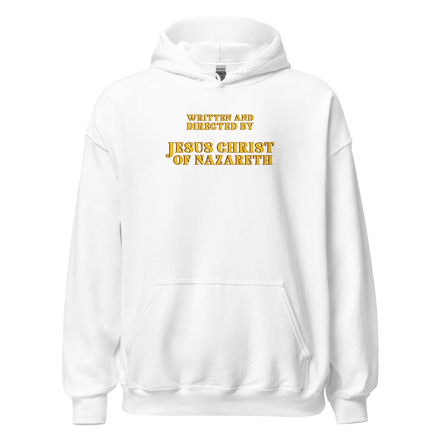Written and Directed by Jesus Christ Of Nazareth Hoodie - Inken Image