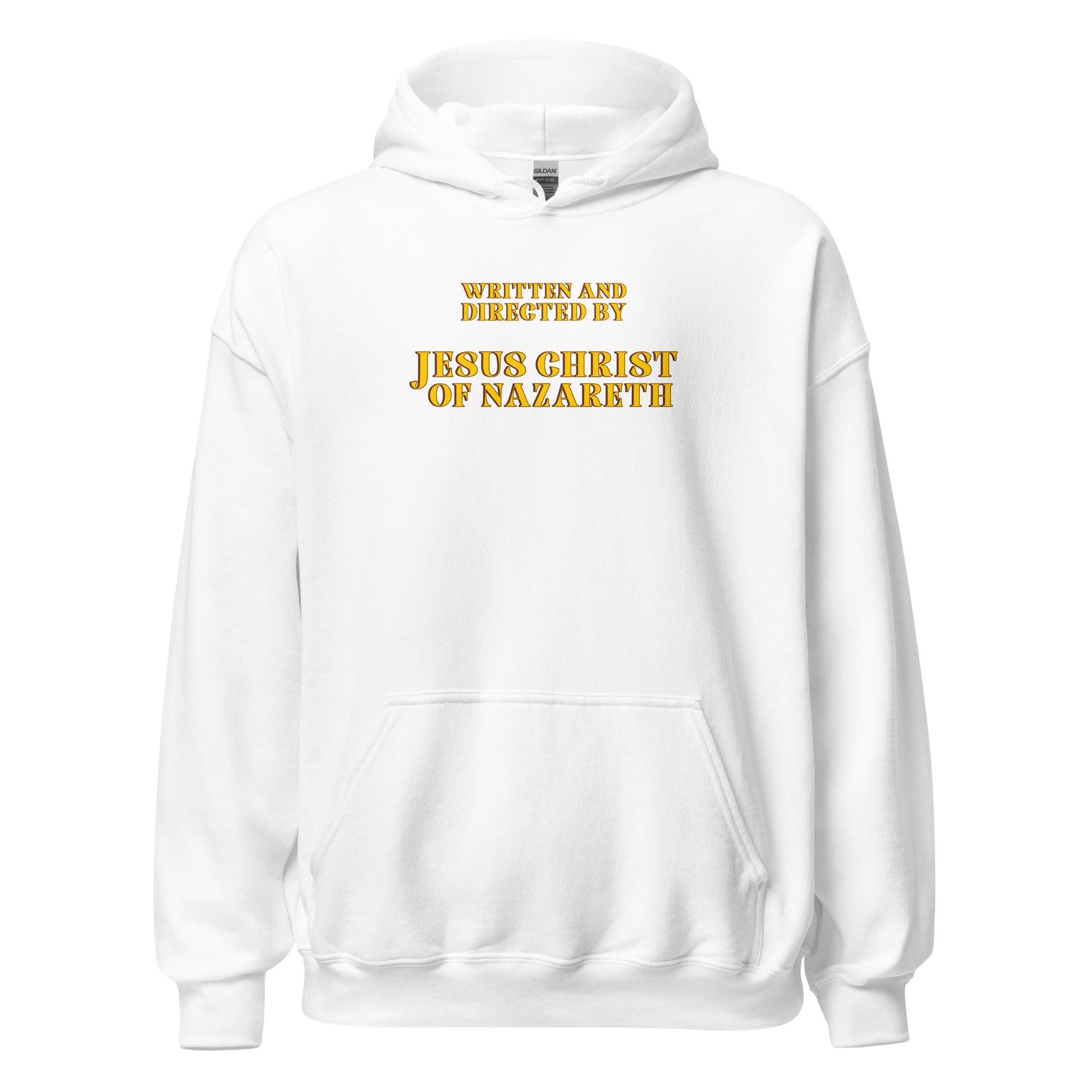 Written and Directed by Jesus Christ Of Nazareth Hoodie - Inken Image