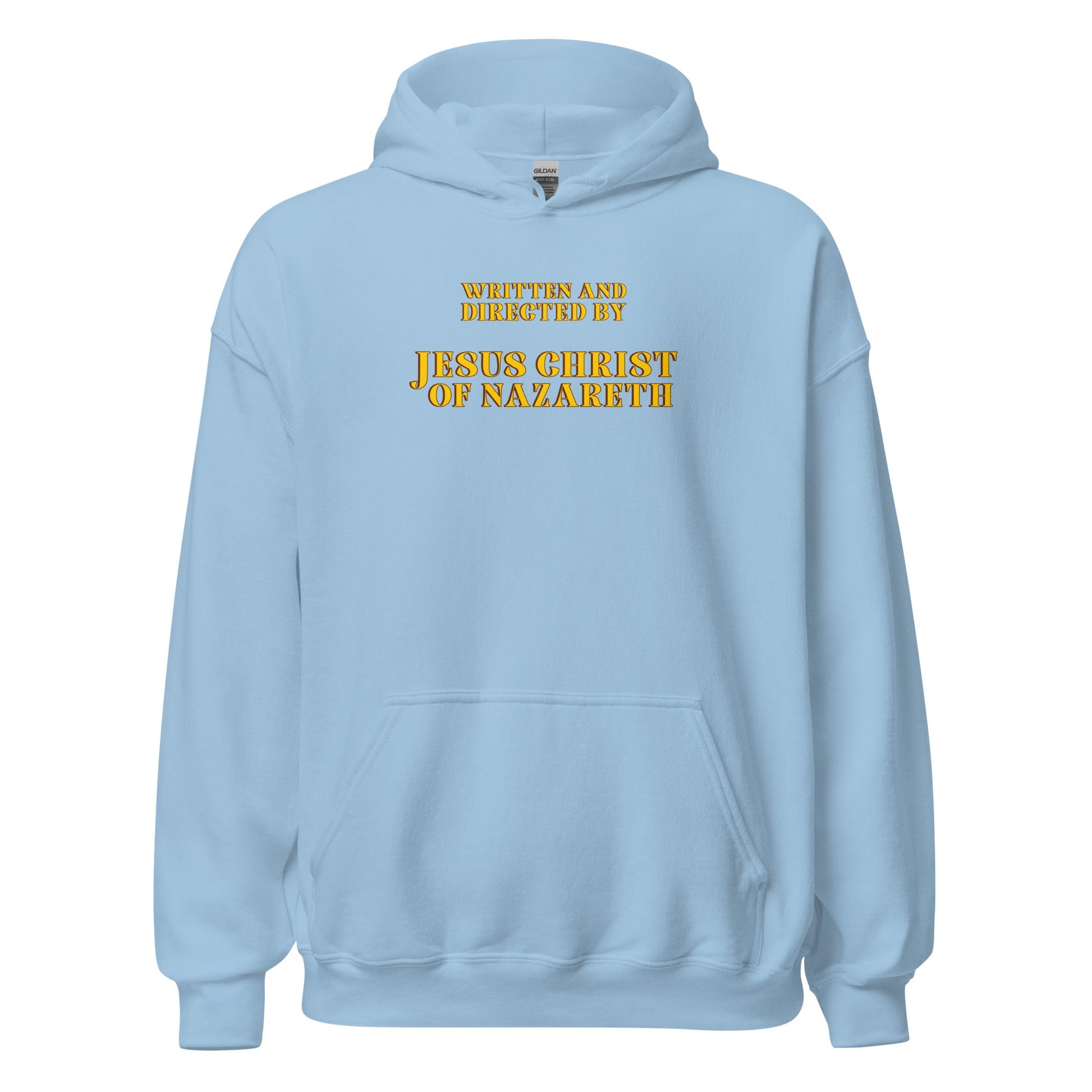 Written and Directed by Jesus Christ Of Nazareth Hoodie - Inken Image
