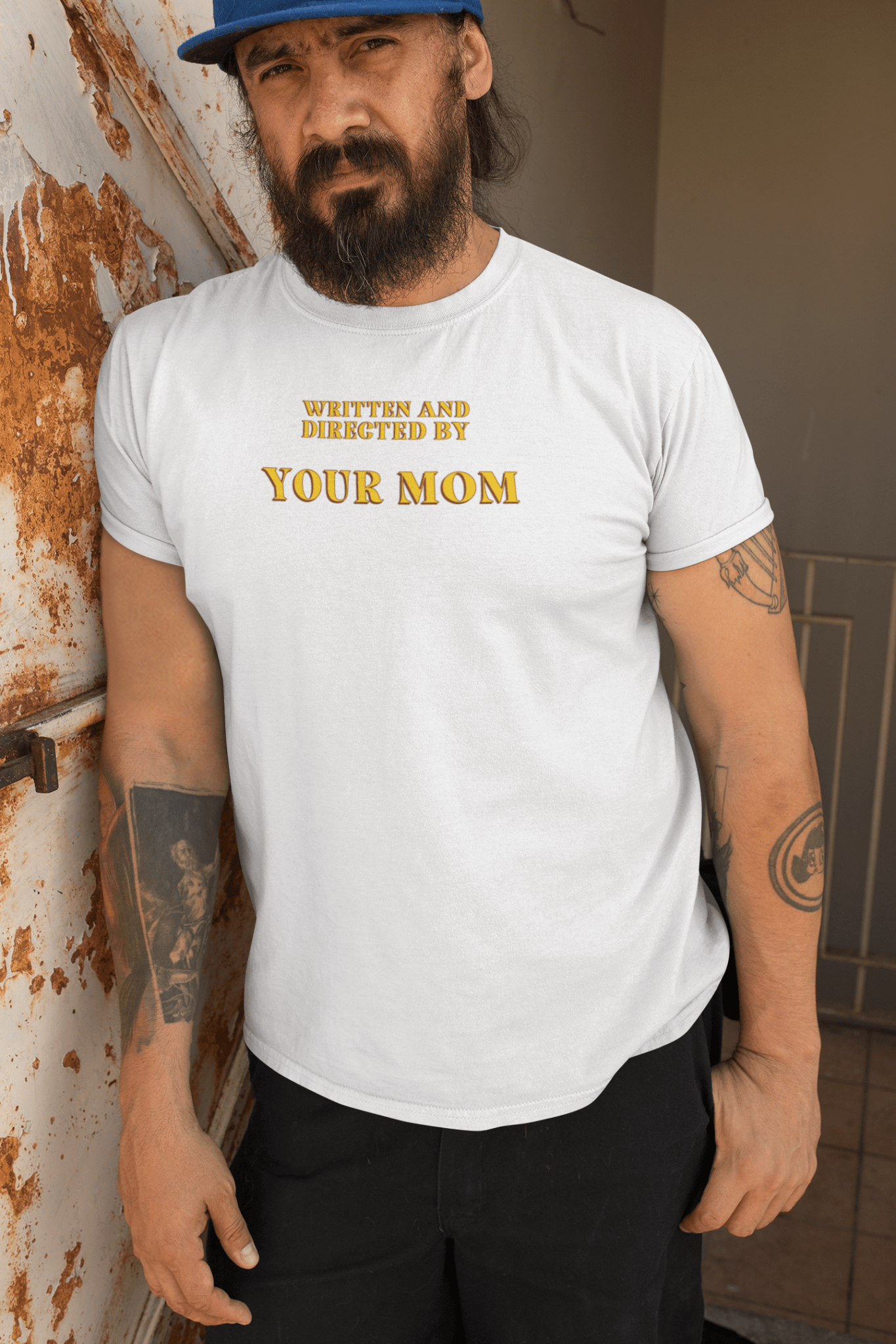 Written and Directed by Your Mom T-Shirt - Inken Image