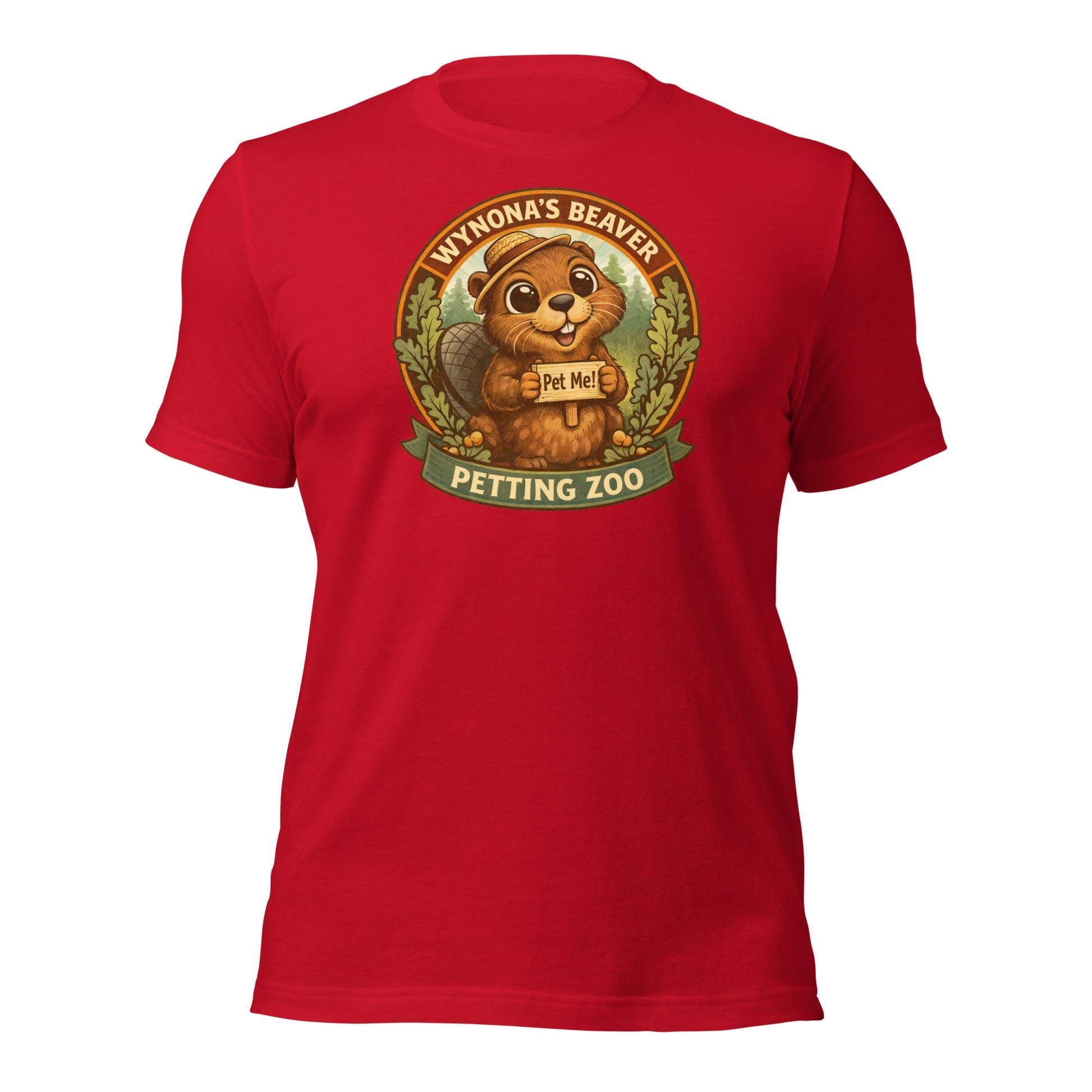 Wynona's Beaver Petting Zoo Shirt Funny Vintage Beaver Tee - Inken Image