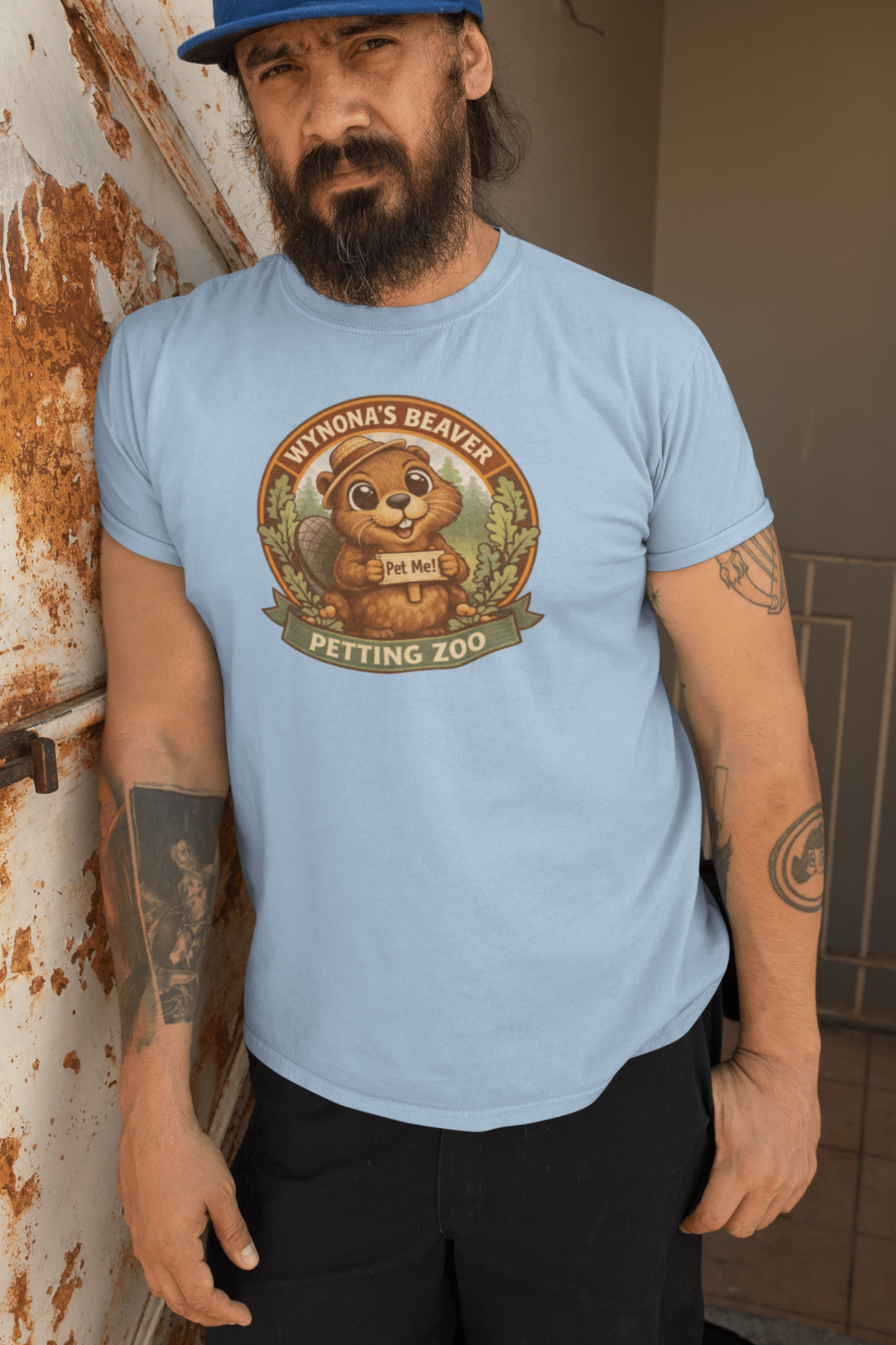 Wynona's Beaver Petting Zoo Shirt Funny Vintage Beaver Tee - Inken Image