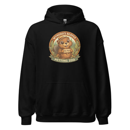 Wynona's Beaver Petting Zoo Sweatshirt Funny Vintage Beaver Hoodie - Inken Image
