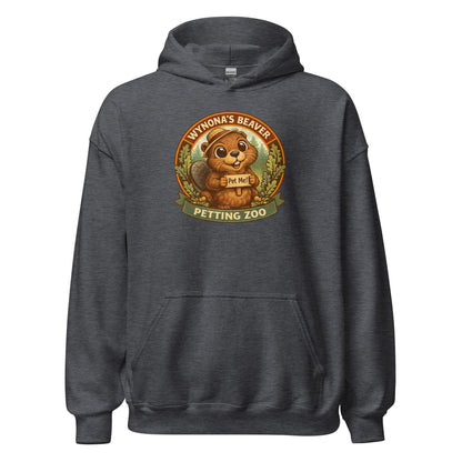 Wynona's Beaver Petting Zoo Sweatshirt Funny Vintage Beaver Hoodie - Inken Image