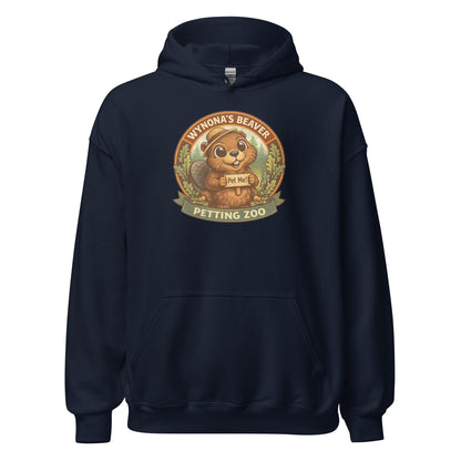 Wynona's Beaver Petting Zoo Sweatshirt Funny Vintage Beaver Hoodie - Inken Image