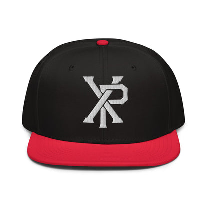 XP Chi Rho Modern Christian 3D Puff Embroidery Snapback Hat - Inken Image