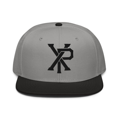 XP Chi Rho Modern Christian 3D Puff Embroidery Snapback Hat - Inken Image