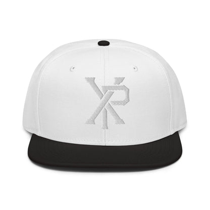 XP Chi Rho Modern Christian 3D Puff Embroidery Snapback Hat - Inken Image