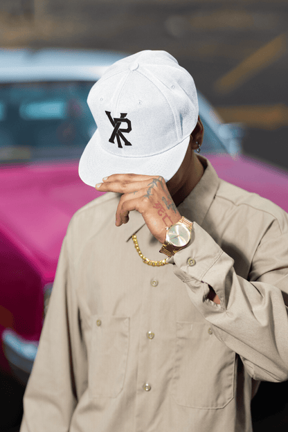 XP Chi Rho Modern Christian 3D Puff Embroidery Snapback Hat - Inken Image