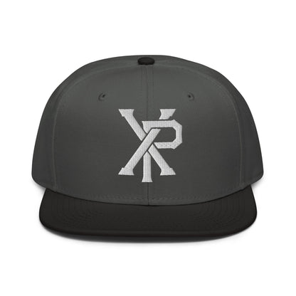 XP Chi Rho Modern Christian 3D Puff Embroidery Snapback Hat - Inken Image