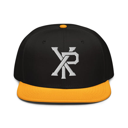 XP Chi Rho Modern Christian 3D Puff Embroidery Snapback Hat - Inken Image