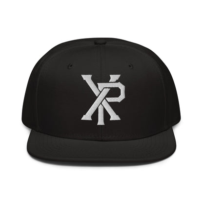 XP Chi Rho Modern Christian 3D Puff Embroidery Snapback Hat - Inken Image