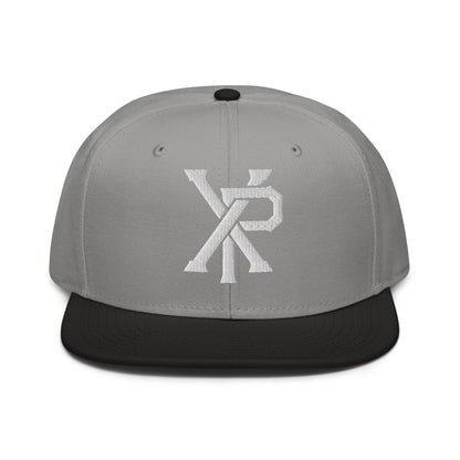XP Chi Rho Modern Christian 3D Puff Embroidery Snapback Hat - Inken Image