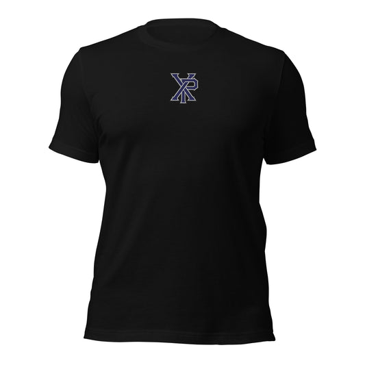 XP Chi Rho Modern Christian Embroidered T-Shirt - Inken Image