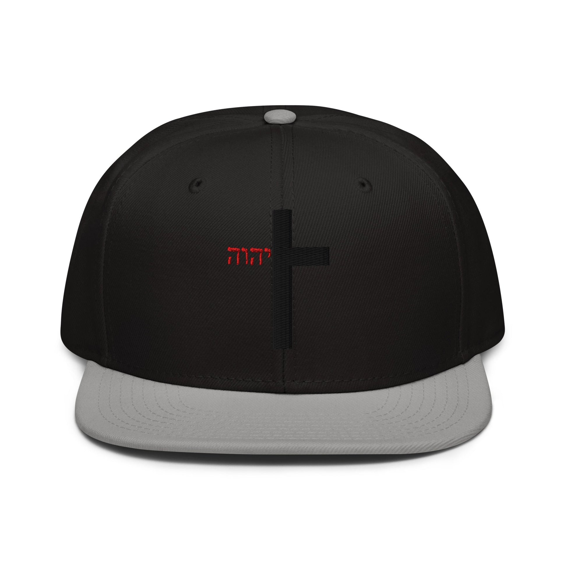 YHWH Cross Flat Stitch Snapback - Inken Image