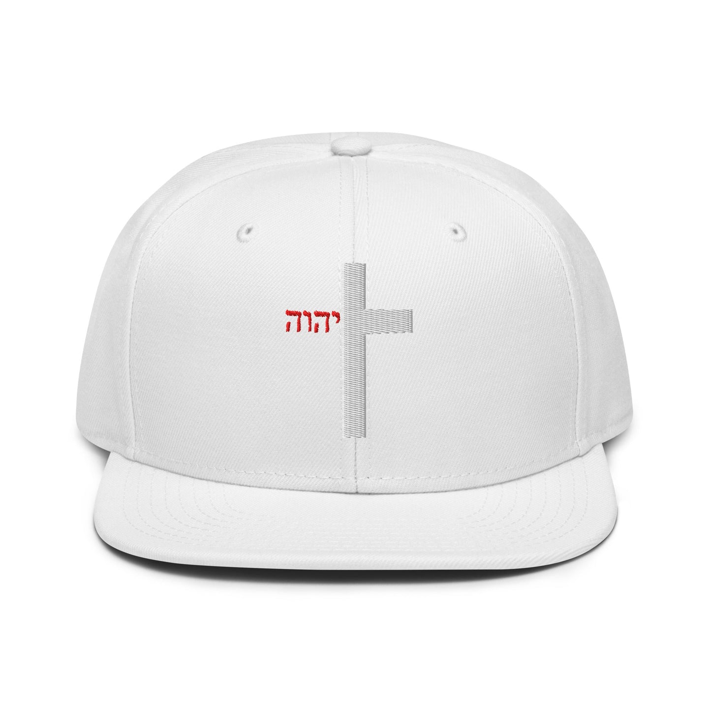 YHWH Cross Flat Stitch Snapback - Inken Image