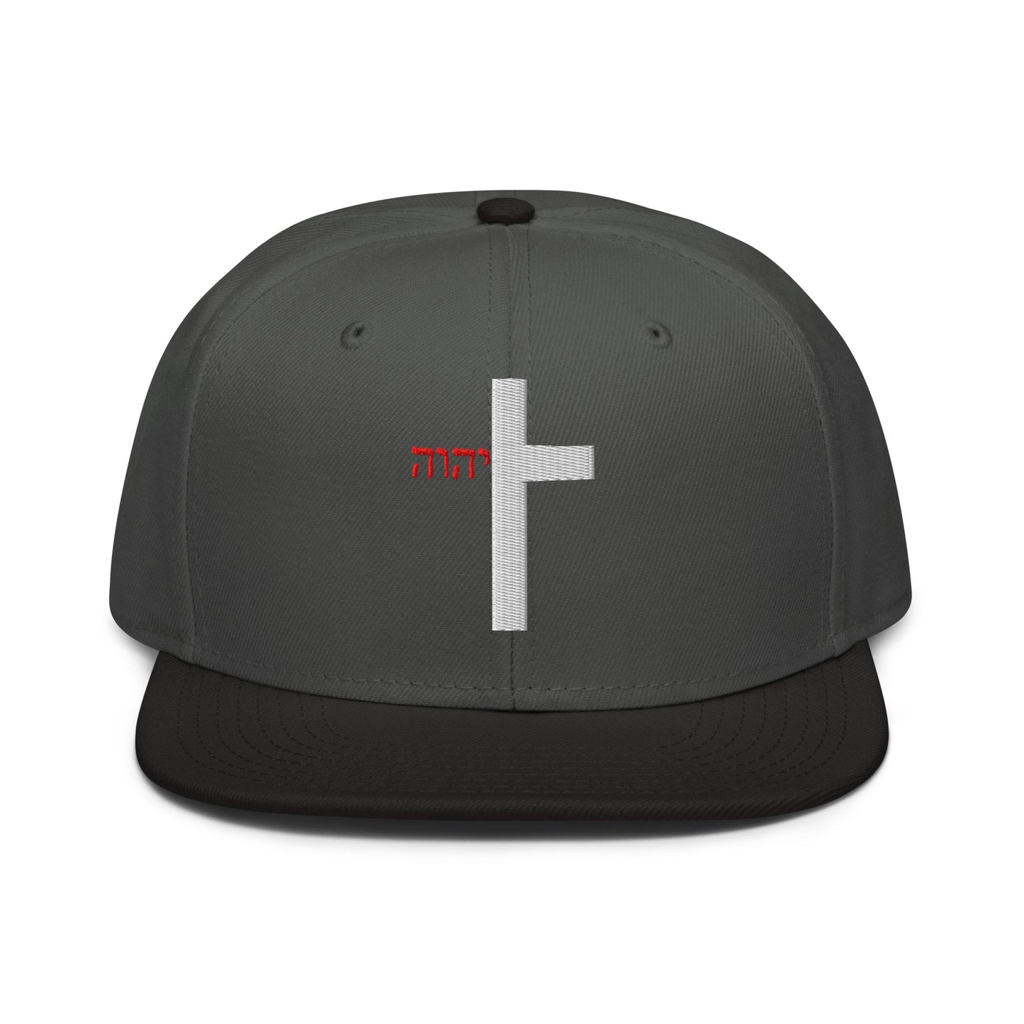 YHWH Cross Flat Stitch Snapback - Inken Image