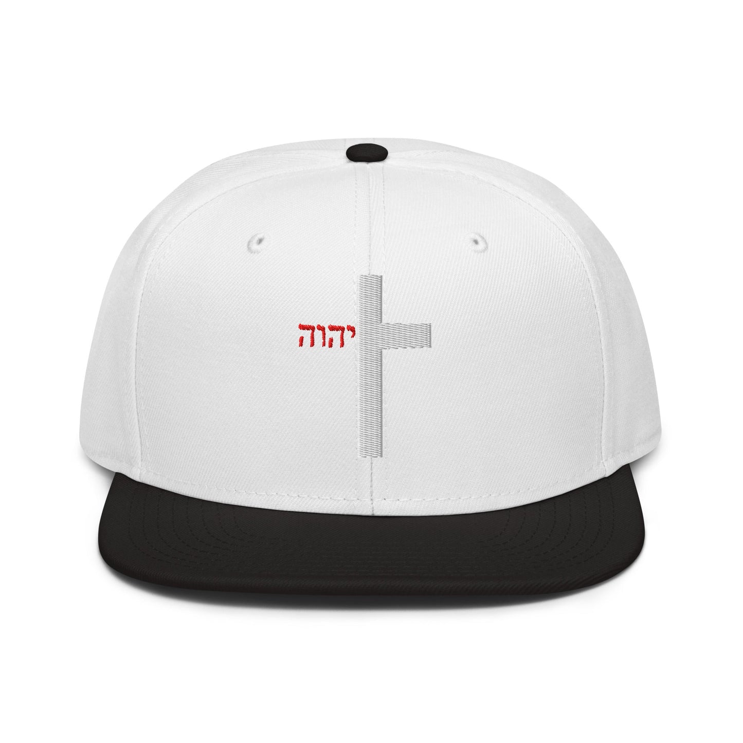 YHWH Cross Flat Stitch Snapback - Inken Image
