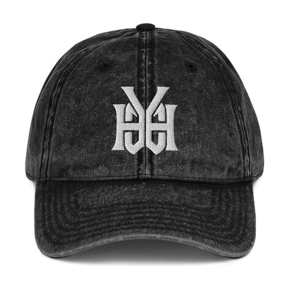 YHWH Monogram 3D Puff Embroidered Vintage Cotton Twill Cap - Inken Image