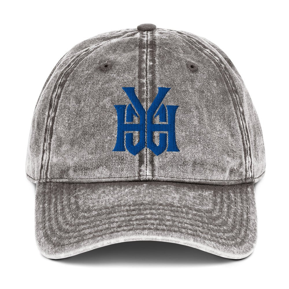 YHWH Monogram 3D Puff Embroidered Vintage Cotton Twill Cap - Inken Image
