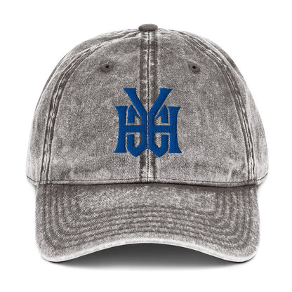 YHWH Monogram 3D Puff Embroidered Vintage Cotton Twill Cap - Inken Image