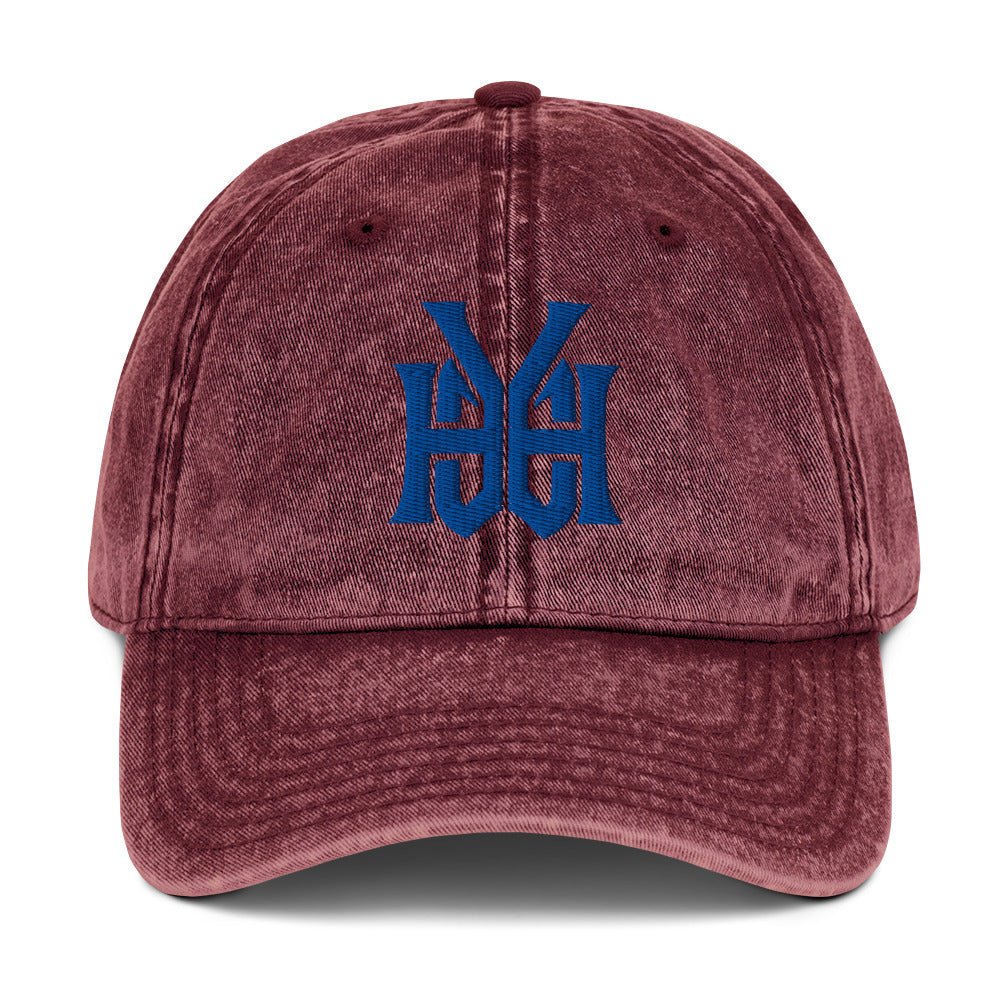 YHWH Monogram 3D Puff Embroidered Vintage Cotton Twill Cap - Inken Image