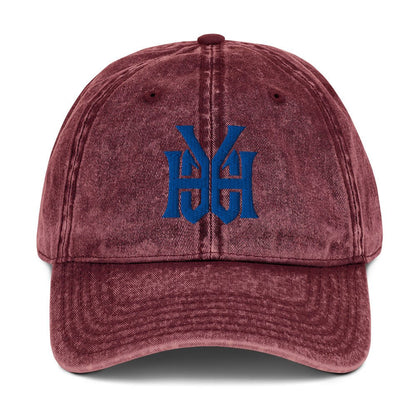 YHWH Monogram 3D Puff Embroidered Vintage Cotton Twill Cap - Inken Image