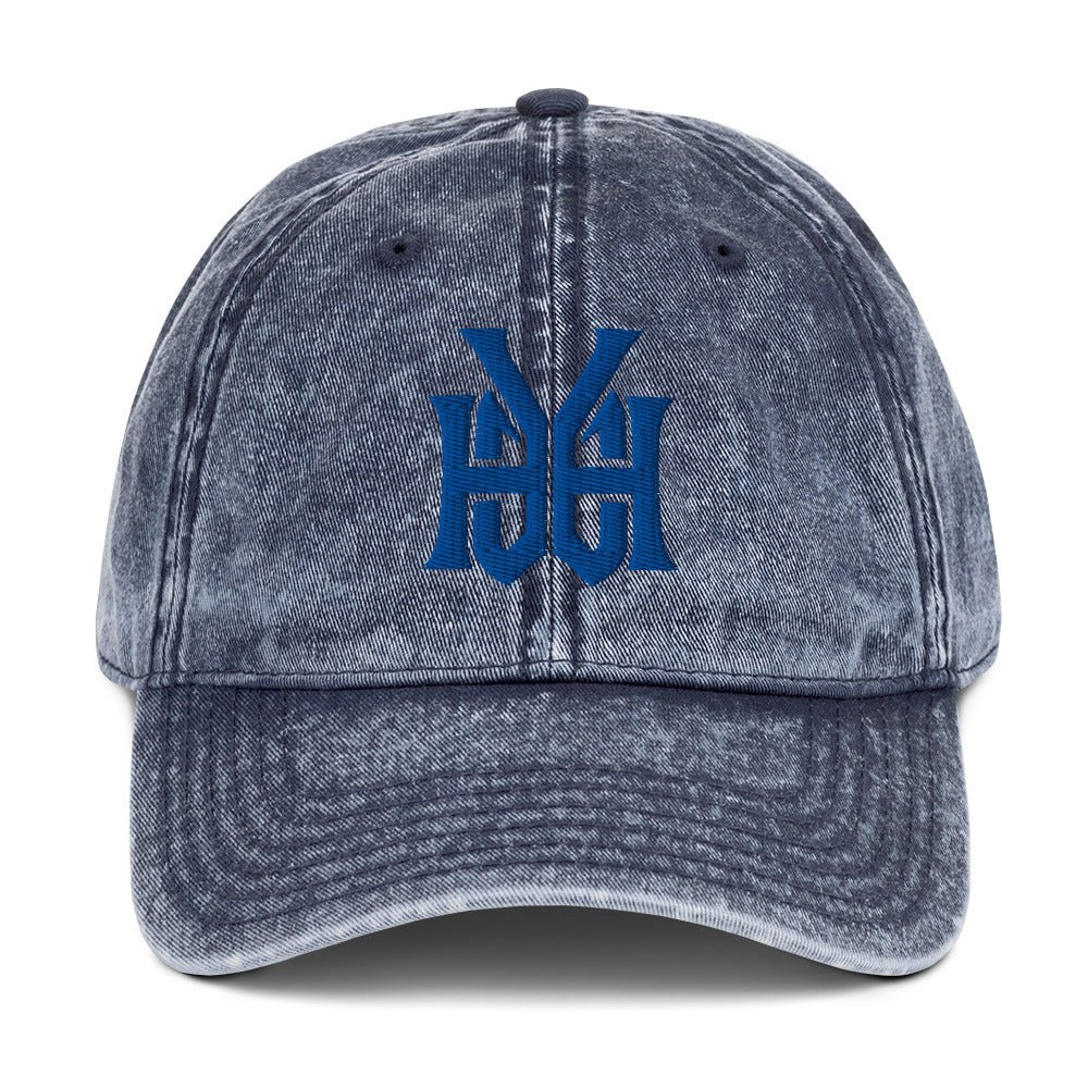 YHWH Monogram 3D Puff Embroidered Vintage Cotton Twill Cap - Inken Image