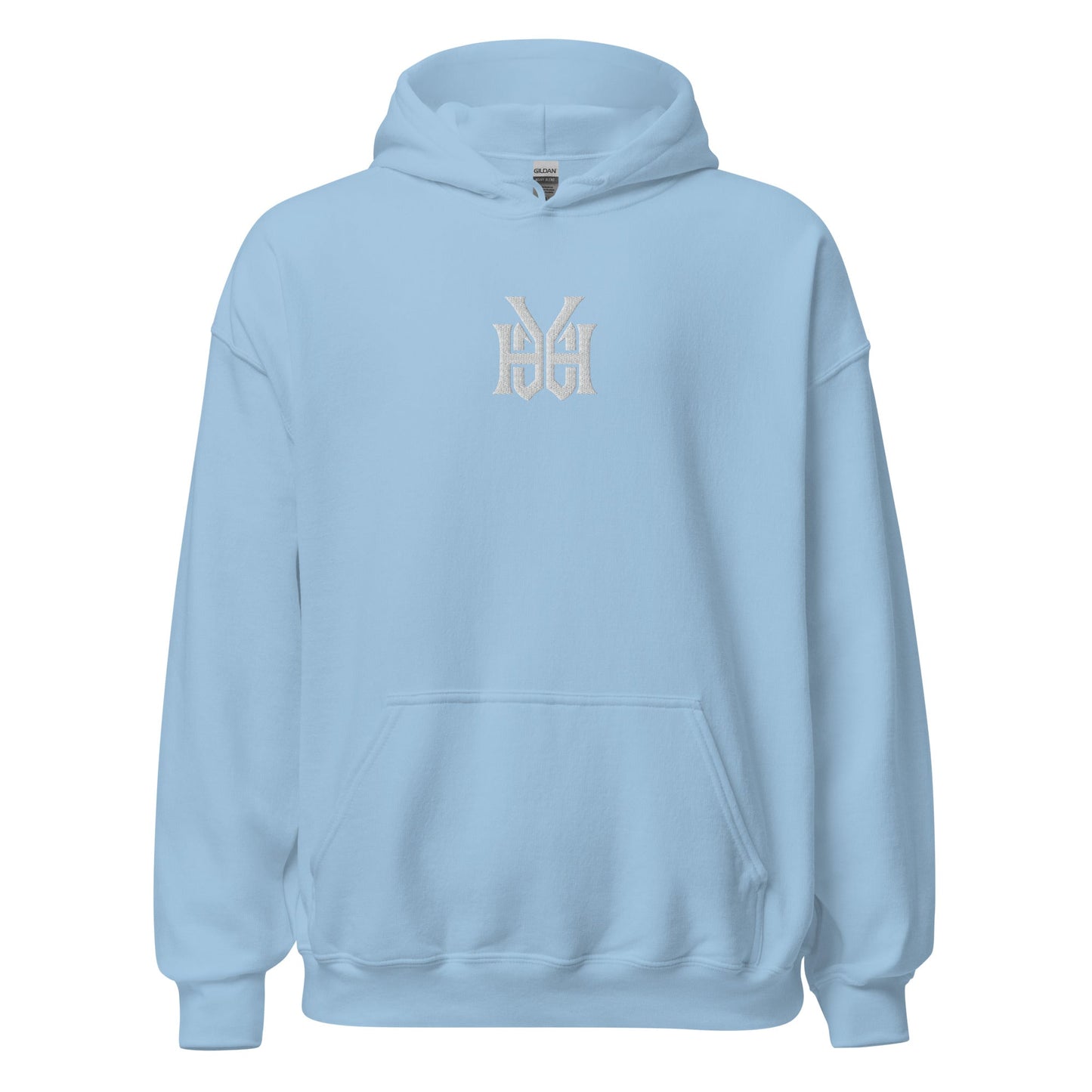 YHWH Monogram Embroidered Hoodie - Inken Image
