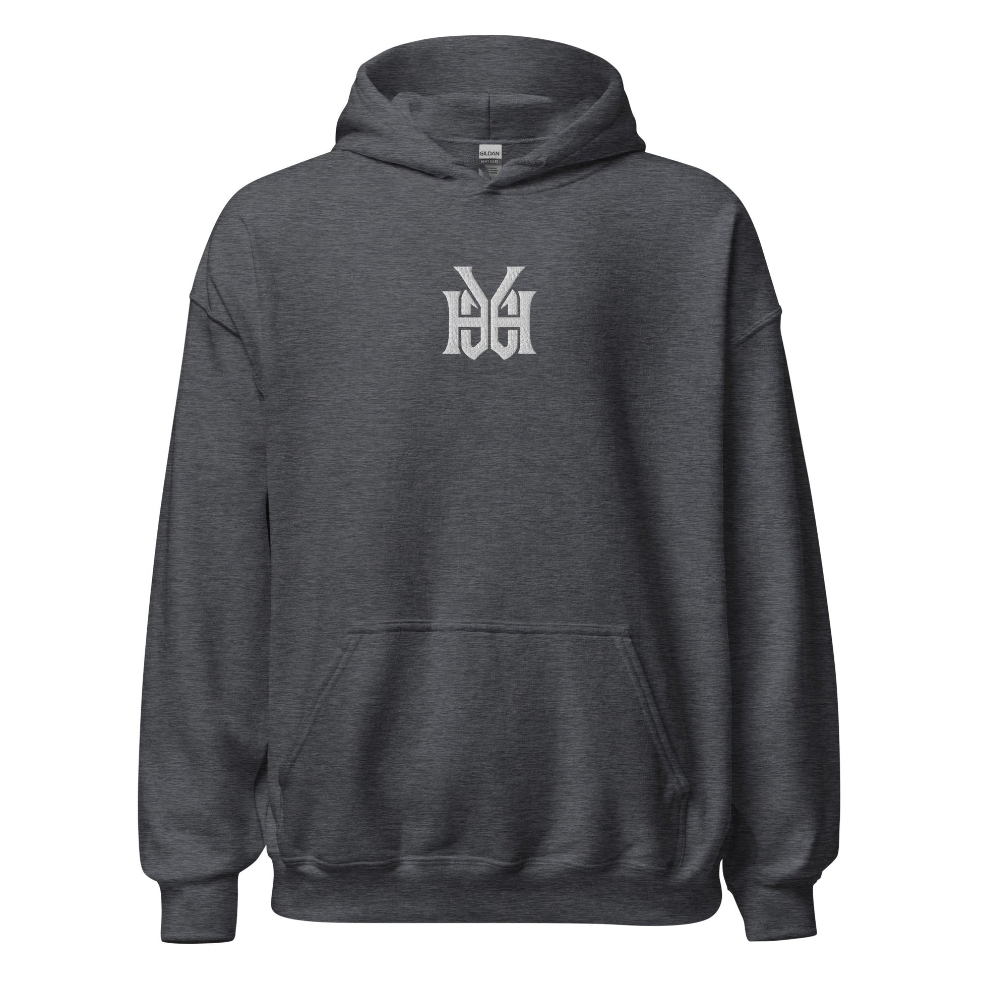 YHWH Monogram Embroidered Hoodie - Inken Image