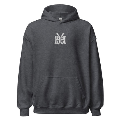 YHWH Monogram Embroidered Hoodie - Inken Image