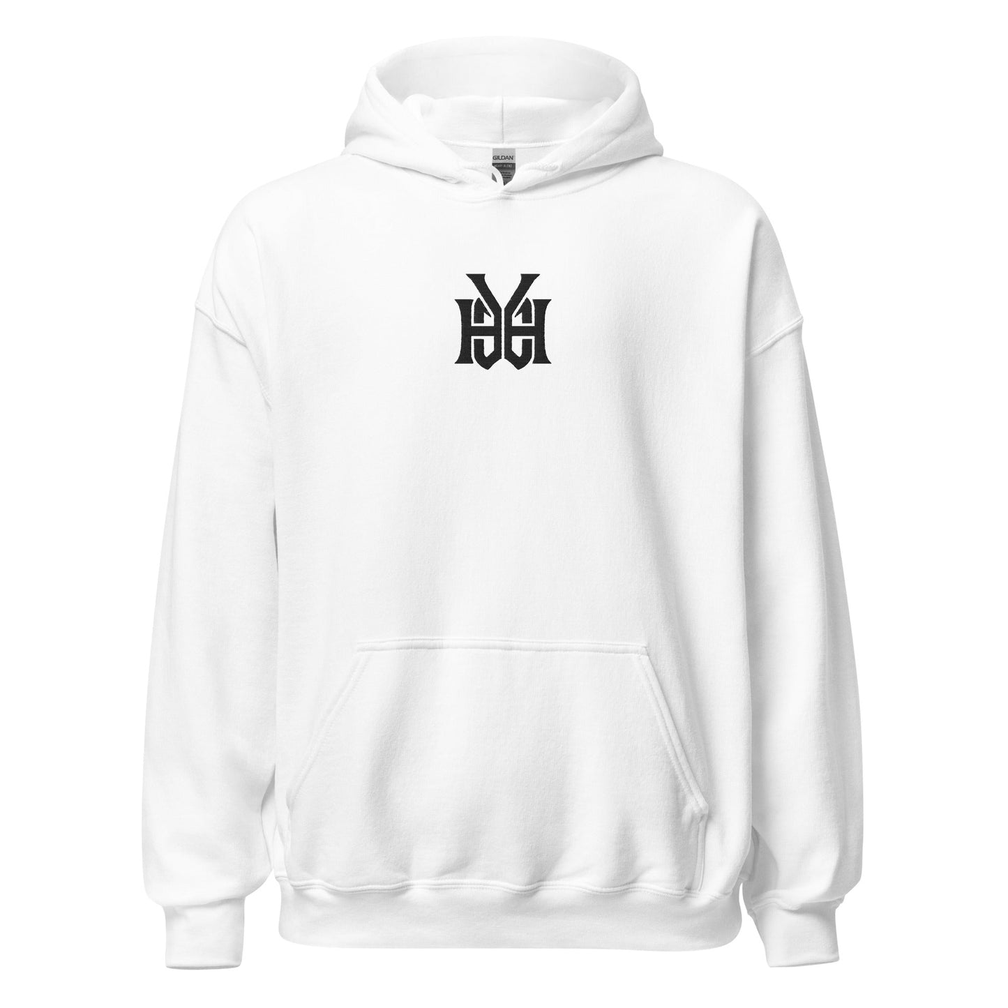YHWH Monogram Embroidered Hoodie - Inken Image