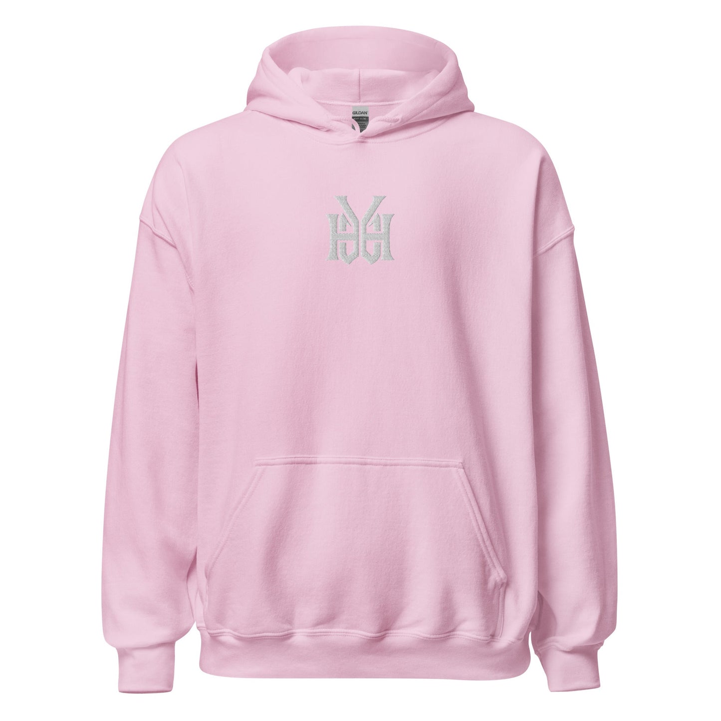 YHWH Monogram Embroidered Hoodie - Inken Image