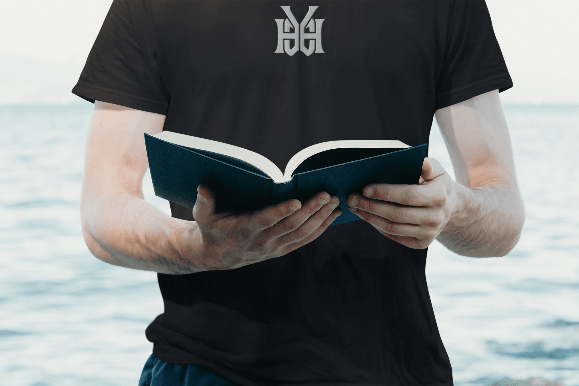 YHWH Monogram Embroidered T-Shirt - Inken Image